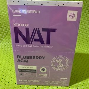 Pruvit KetoOS Nat-Ketones BlueberryAcai charged 20